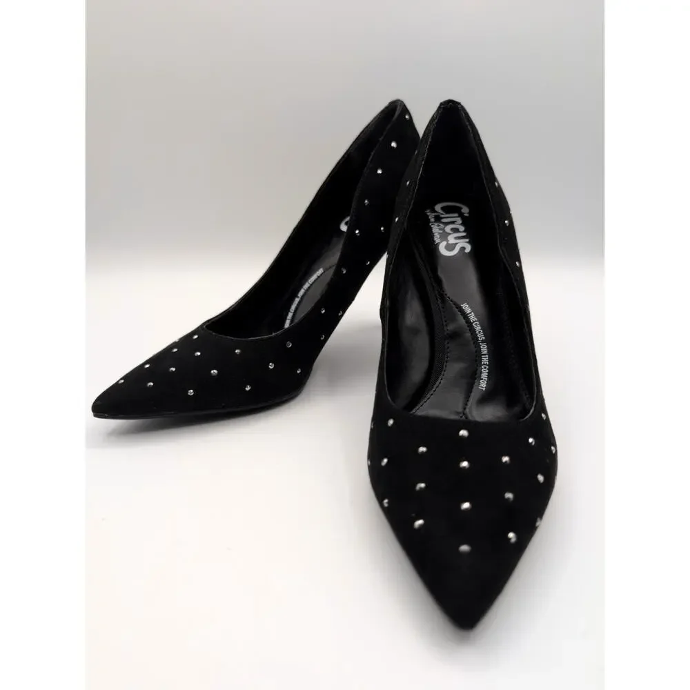 Circus by Sam Edelman| Black Studded Heels | Size 7.5